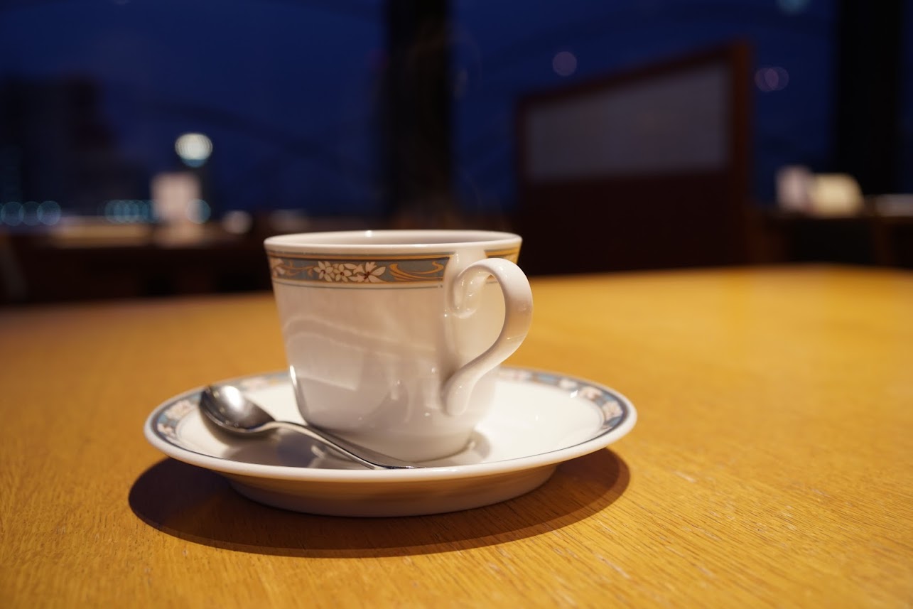 新宿 なだ万賓館~一休レストランで予約 コーヒー