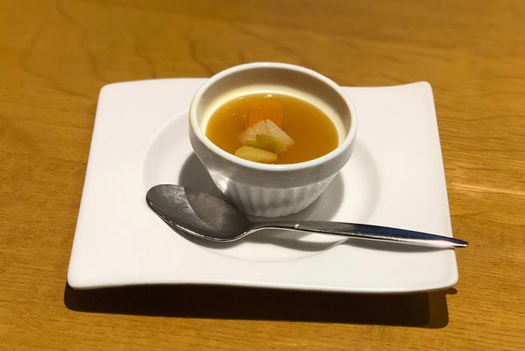 新宿 なだ万賓館~一休レストランで予約　マンゴープリン