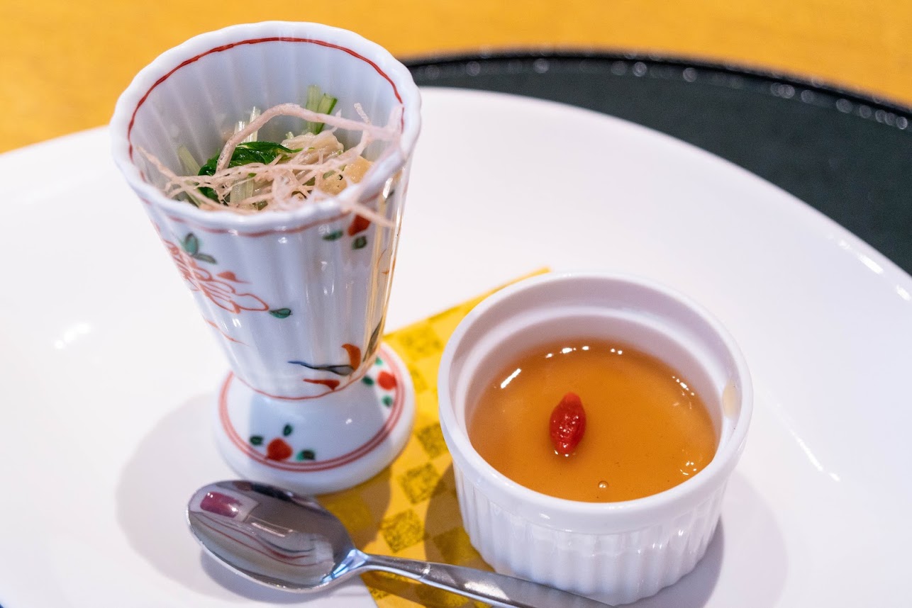 新宿 なだ万賓館~一休レストランで予約 先付　アップ