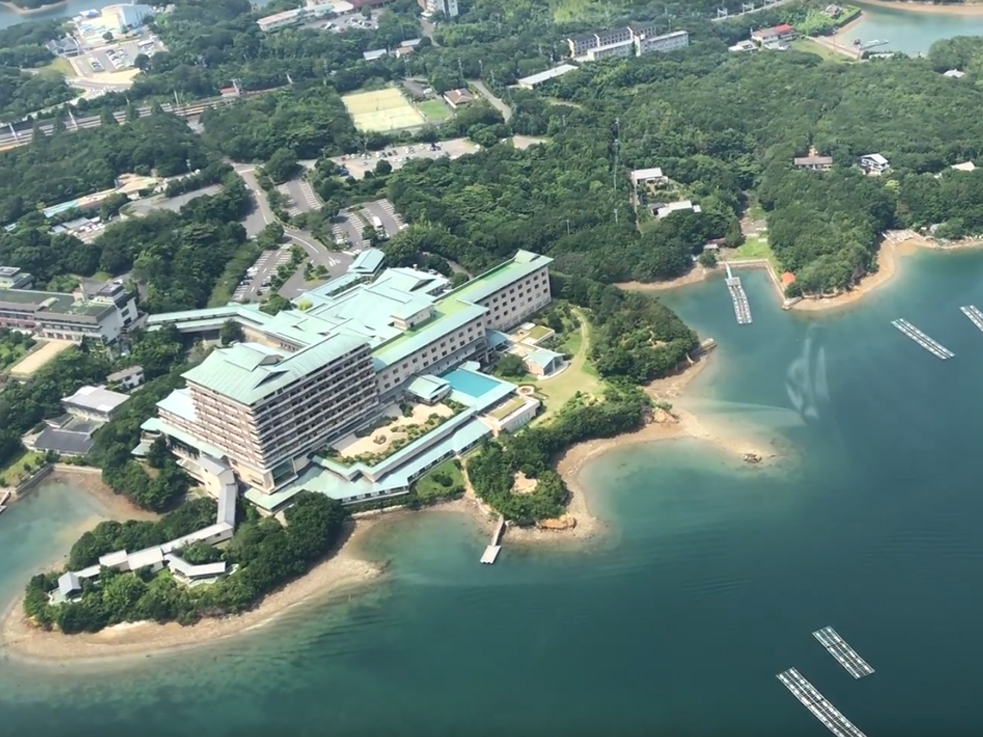 志摩地中海村宿泊プランのヘリ遊覧　志摩観光ホテル